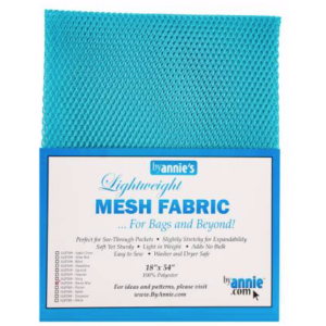 Parrot Blue Lightweight Mesh Fabric18x54in