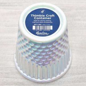 Thimble Craft Container Pearl White