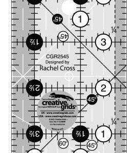 Creative Grids Quilt Ruler 2-1/2in x 4-1/2in