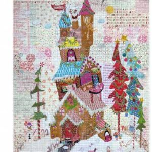 Gingerbread House Collage Pattern by Laura Heine