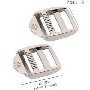 1in Strap Adjuster Nickel Set of Two