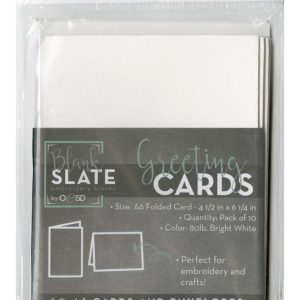 Blank Greeting Cards & Envelopes Size A6 10pk