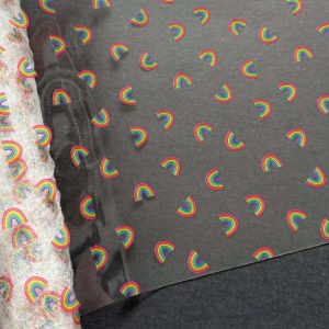 Rainbow Toss Clear TPU Vinyl