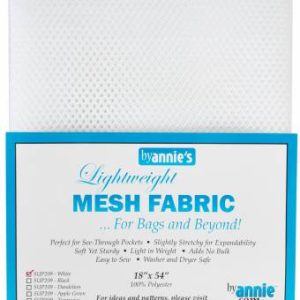 White Mesh Lite Weight  18in x 54in, White