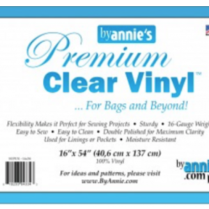 Vinyl, clear 16″ x 54″