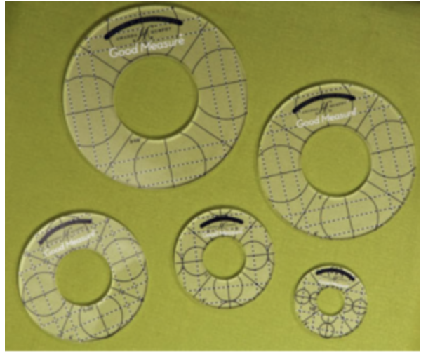 Every Circle Set of 5 low shank, Quiltelinjaler low shank