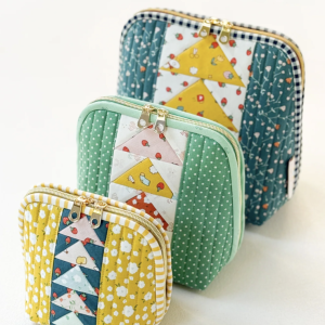 Flying Geese Pouch Trio