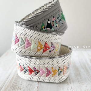 Flying Geese Basket Trio