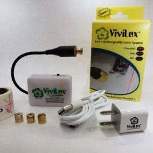 ViviLux 3 In 1 Rechargeable Green Laser System with Hook and Loop Tape