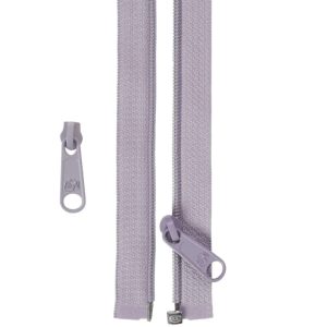 50in Separating Zipper and Extra Slide Pewter