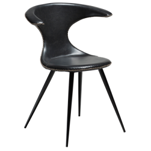 Flair Round legs Kunstig skinn Sort