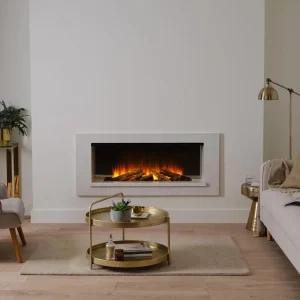 Holbury 1600 – Elektrisk Peisinnsats – Hvit