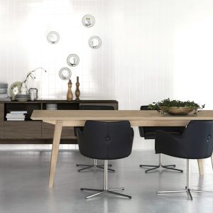Kristensen Flex Spisebord hel plate i Ask