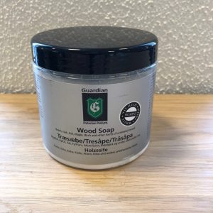 Tre såpe med hvitpigment